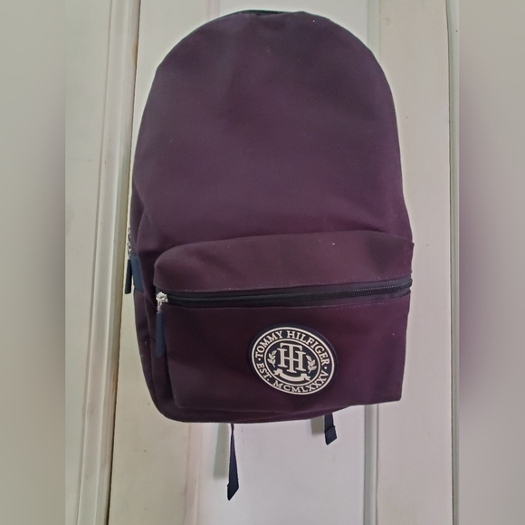 Tommy Hilfiger Men's Sean Canvas Logo-Graphic Backpack - Tommy Navy - Picture 2 of 4